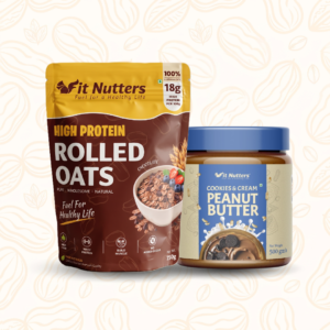 Protein Oats and Cockies & Cream Penut Butter
