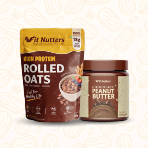 Protein Oats & Chocolate Peanut Butter