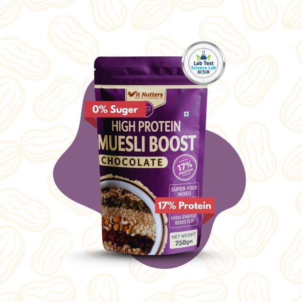Fit Nutters High Protein Muesli Boost - Chocolate (750gm)