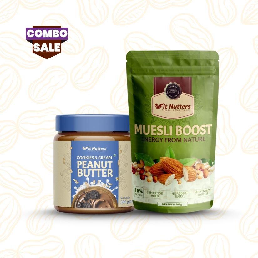 Muesli Reg and cookies and cream
