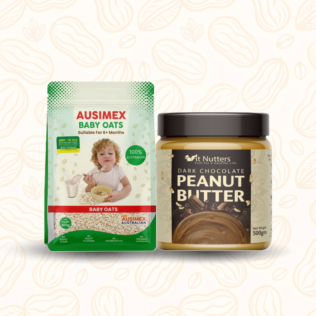 Ausimex Baby Oats & Dark Chocolate Peanut Butter Combo